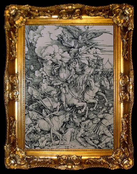 framed  Albrecht Durer The four horseman, ta009-2